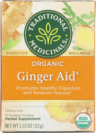 TM ORG GINGER AID TEA 16 BAGS