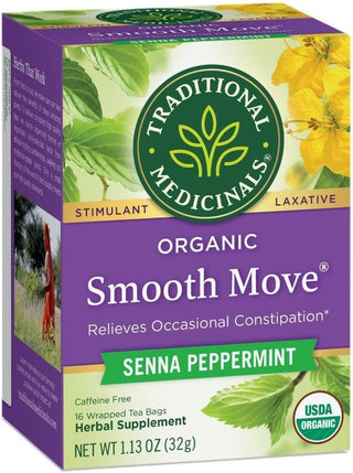 TM SMOOTH MOVE PEPPERMINT TEA 16 BAGS