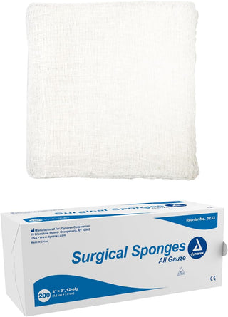 GAUZE SWAB 3X3 12PLY