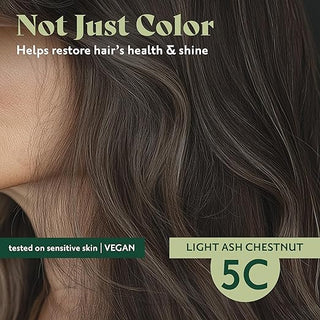 HERBATINT, PERMANENT HAIRCOLOR GEL, 5C, LIGHT ASH CHESTNUT 135ML