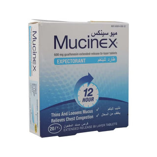 Mucinex 600Mg Expectorant 20'S (10'S Blister X 2)