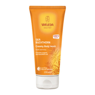 WELEDA SEA BUCKTHORN CREAMY BODY WASH 200ML