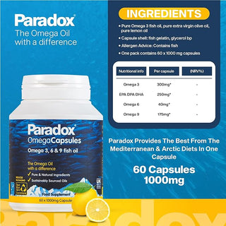 PARADOX OMEGA CAPS 30's 1000MG
