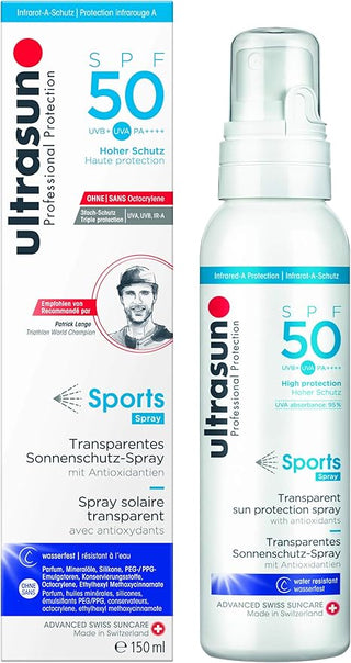 ULTRASUN SPORTS SPRAY SPF50 150ML