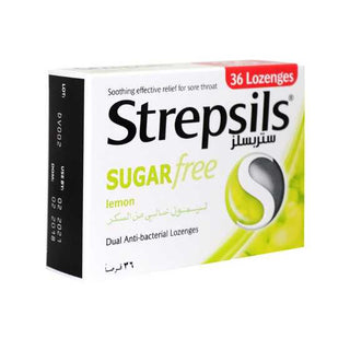 STREPSILS LEMON 36's SUGAR FREE