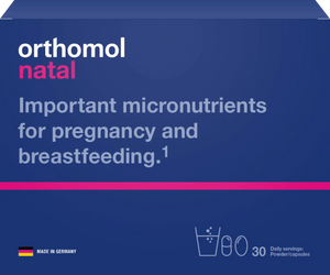 Orthomol Natal, Natal Supplement, Supports Health for Pre-Pregnancy, Pregnancy, and Breastfeeding, Tablets and Capsule Supplement, 30s