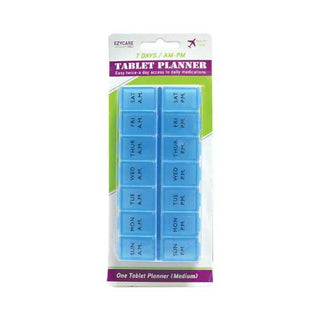 EZY CARE 17375 7 DAYS AM/PM TABLET PLANNER