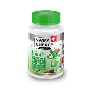 Swiss Energy Bones&Teeth Kids Vit K2+D3+Cal 60'S