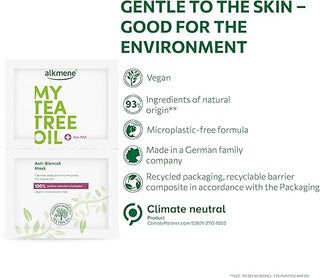 ALKMENE TEA TREE ANTI BLEMISH MASK 2X7ML