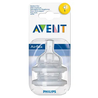 AVENT PA006 SIL TEATS AIRFLEX 1 HOLE X2