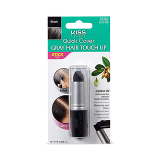 KISS LGC02 BLACK STICK GRAY HAIR TOUCH UP
