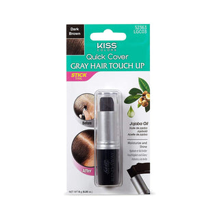 KISS LGC03 DARK BROWN STICK GRAY HAIR TOUCH UP